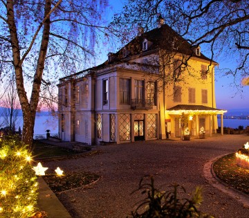 Das weihnachtliche Napoleonschloss auf dem Arenenberg