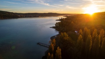 Herbstliches Wandern und Radfahren am westlichen Bodensee