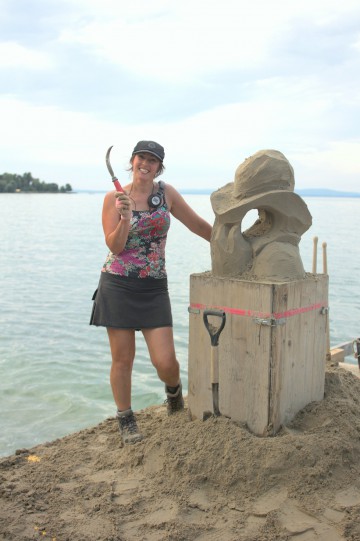 Sandskulpteure sind Bildhauer