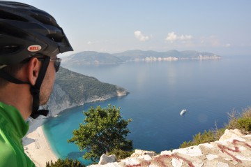 Blick auf Myrtos Beach